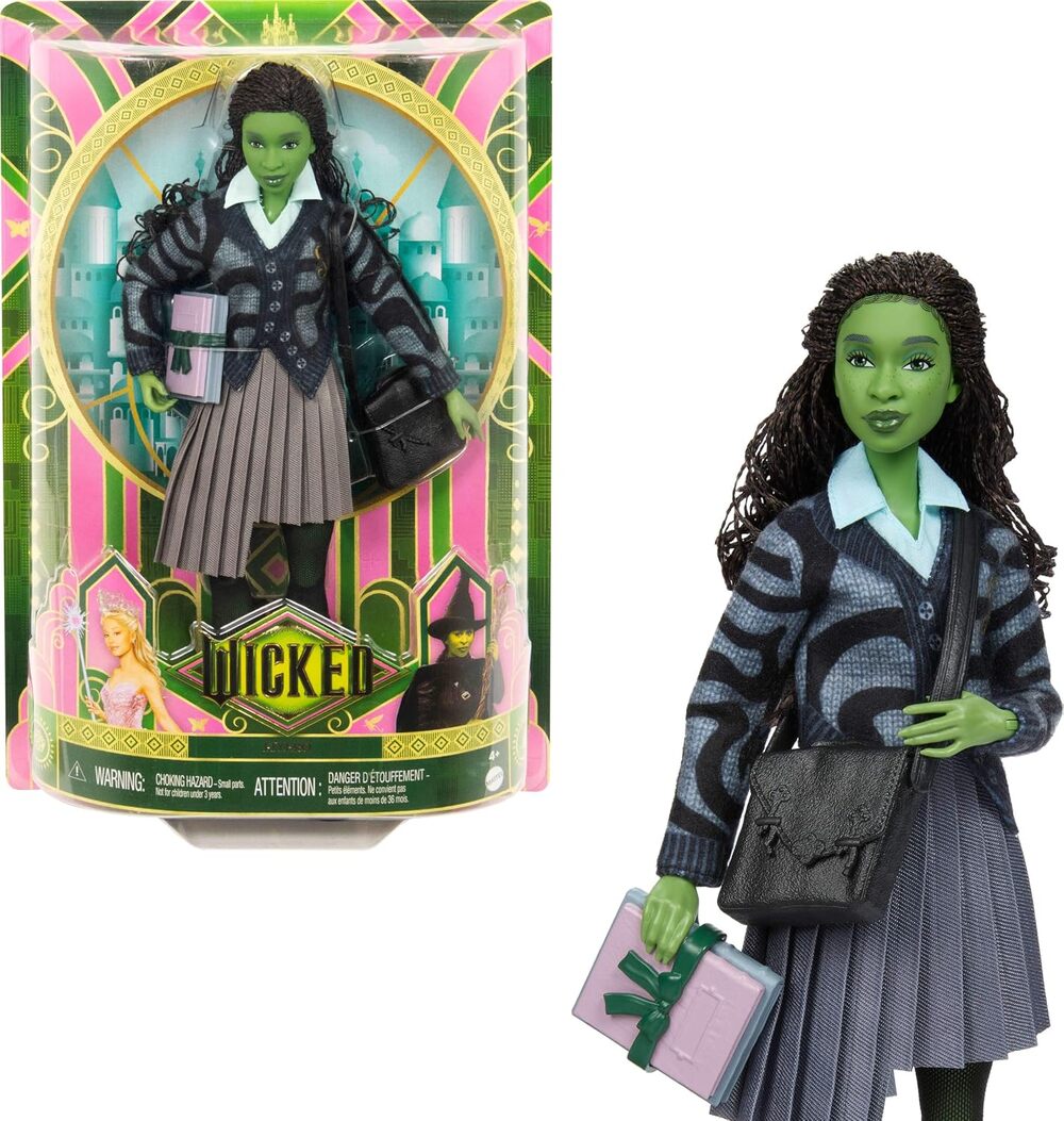 Mattel Wicked Movie Elphaba Shiz University Fashion Doll NIB New